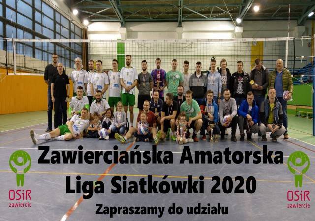 Zdjęcie: Zawierciańska Amatorska Liga Siatkówki 2019-2020